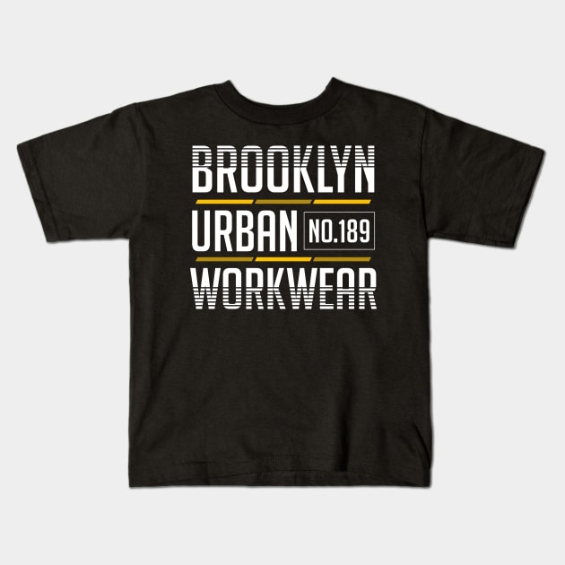 Brooklyn Urban Worker Kids T-Shirt by Tekate